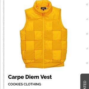 Cookies carpe diem vest- small (mens)/medium women